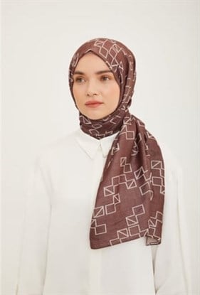 Armine Trend Pure Lina Şal  15 - 23035 Kahverengi