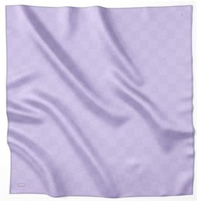Belli Tivil Saf İpek Eşarp 4104 -56  Lila Geometrik Desen