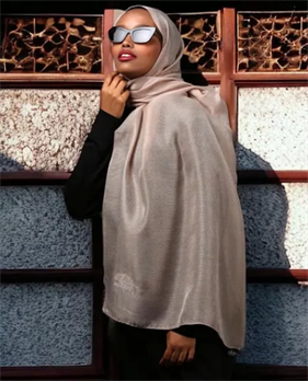 La Boutique Abiye Açık Vizon Düz Renk Şal IST 1-26774