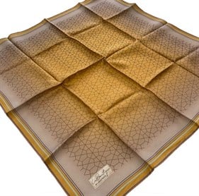 La Boutique Az Hatalı Tivil İpek Eşarp 54829 Kavuniçi  Geometrik Desen 