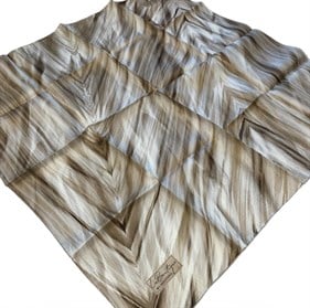 La Boutique Tivil İpek Eşarp Vizon Batik Desen 2542 - 10