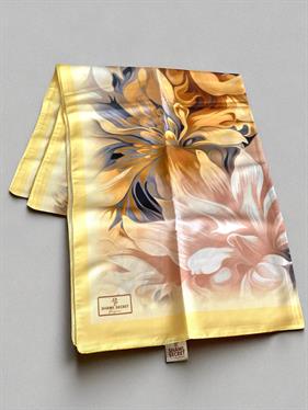 Shawl Secret Bergüzar Kokulu Tivil Soft Şal 50023 Sarı Karışık Desen