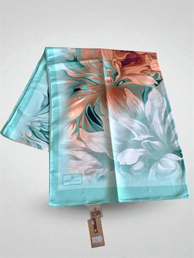 Shawl Secret Bergüzar Kokulu Tivil Soft Şal 50019 Yeşil Karışık Desen