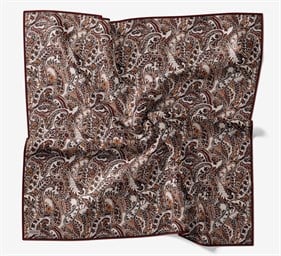 Silk Home Soft Eşarp IST 04675 - 18 Bordo Etnik Desen