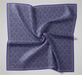 Silk Home Soft Eşarp Sax Vintage Desen