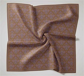 Silk Home Soft Eşarp Tabai Vintage Desen