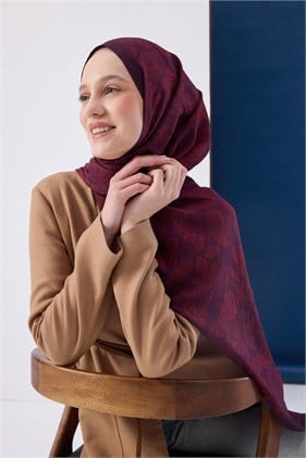 Silk Home Urban Hours Harmony Mürdüm Mayda Şal