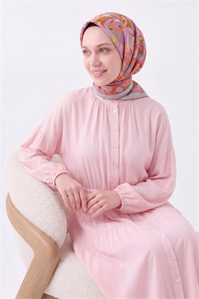 Silk Home Velora Eşarp Aura Floral Taba