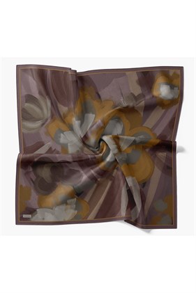 Silk Home Velora Eşarp Watercolor Acı Kahve