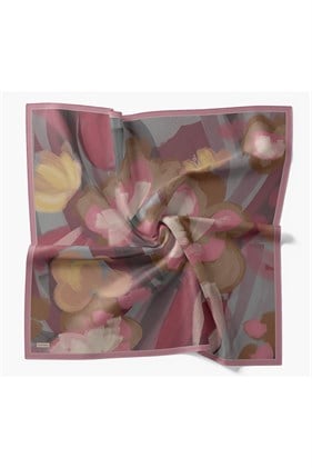Silk Home Velora Eşarp Watercolor Koyu Pembe