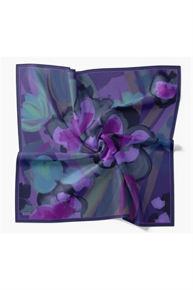 Silk Home Velora Eşarp Watercolor Mor Leylak