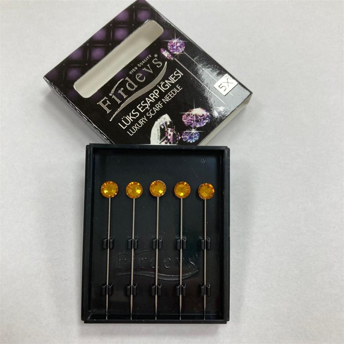 5-pack Scarf Shawl Needle Gold