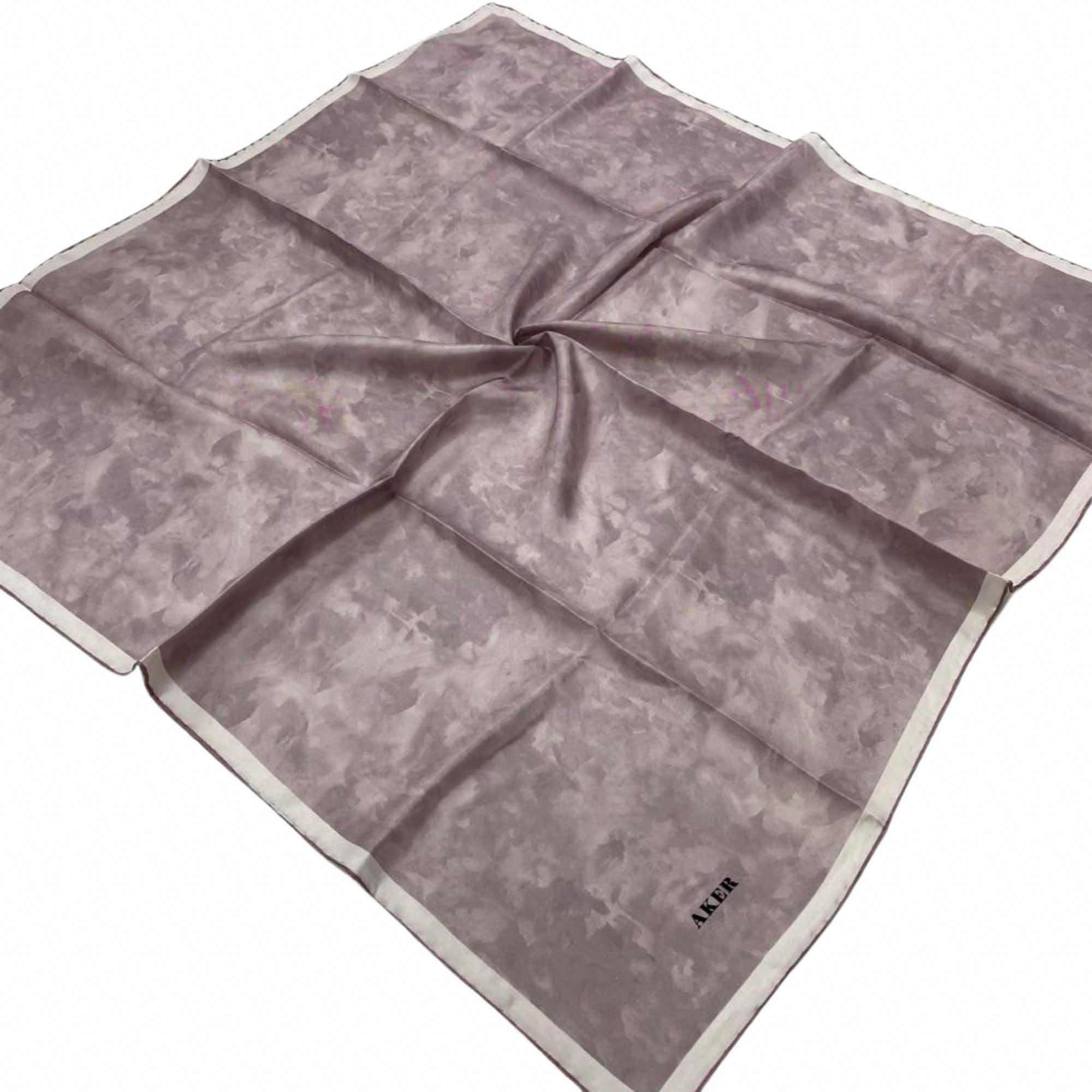 Aker Powder Cloud Patterned Twill Silk Scarf 7208713-991