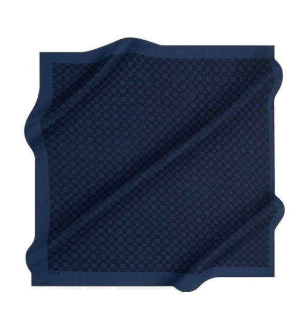 Aker Elegance Eşarp 1090500 921 Lacivert Monogram Desen