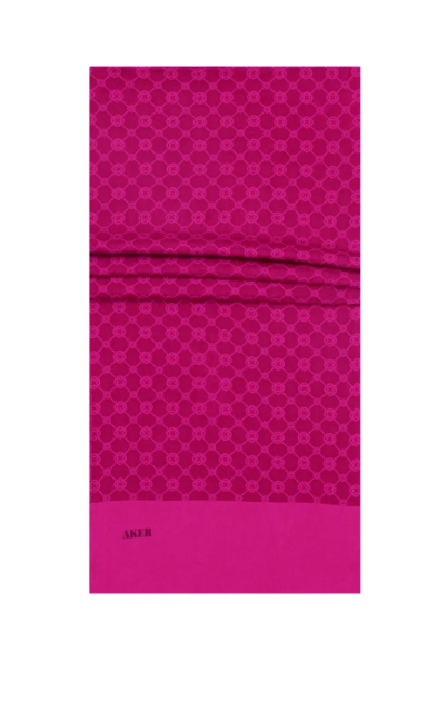 Aker Elegance Monogram Pembe Şal 1090100 - 993