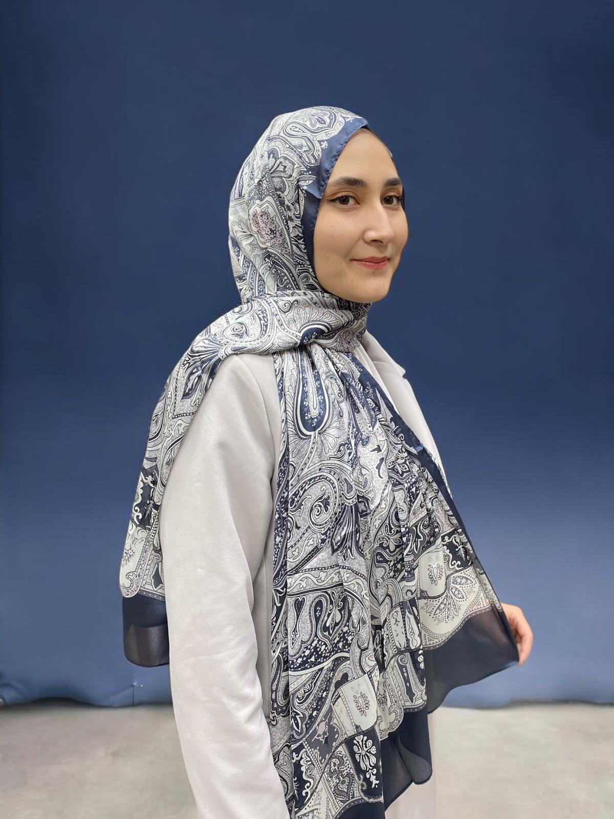 ARMANDA ETHNIC VUAL ŞAL - FÜME - 4456-18