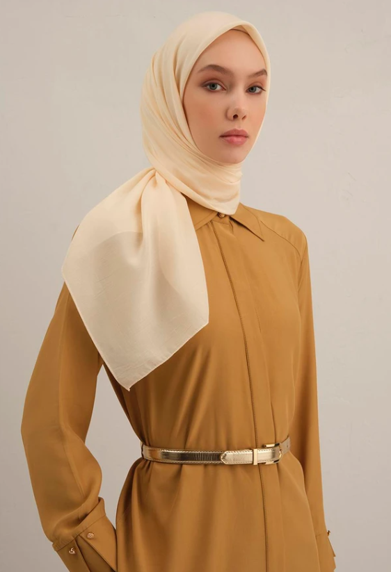 Armine B.Lyocell Eşarp 60 Krem 47375