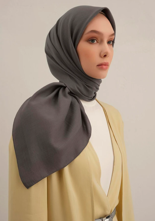 Armine B.Lyocell Eşarp 18 Koyu Gri 47377