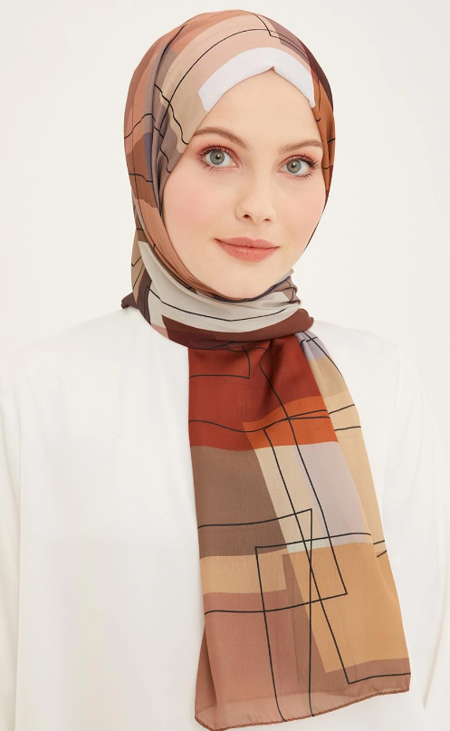 Armine Life Şal 5354-11 Çok Renkli Karışık Desen