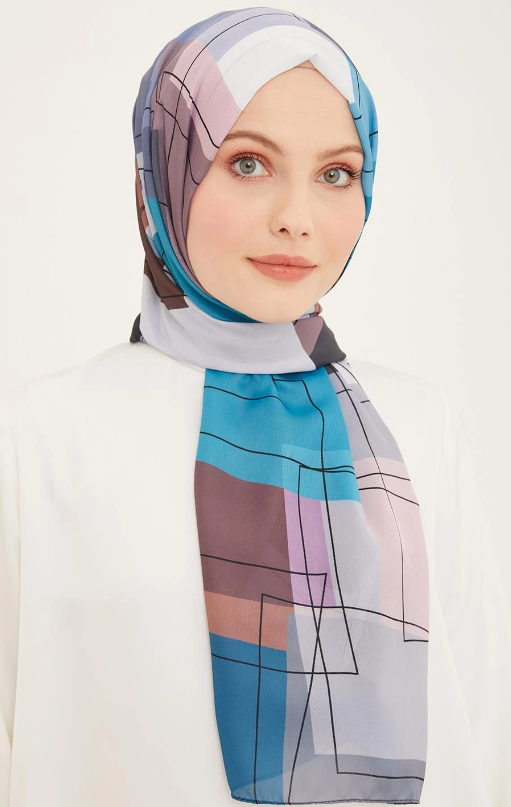 Armine Life Şal 5354-14 Çok Renkli Karışık Desen