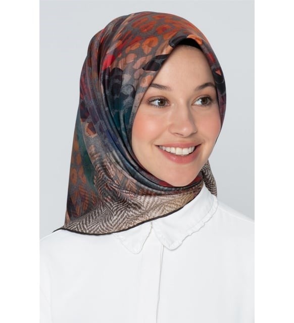 Armine Nostalji Tivil İpek 8201 - 31 Krem,Turuncu  
