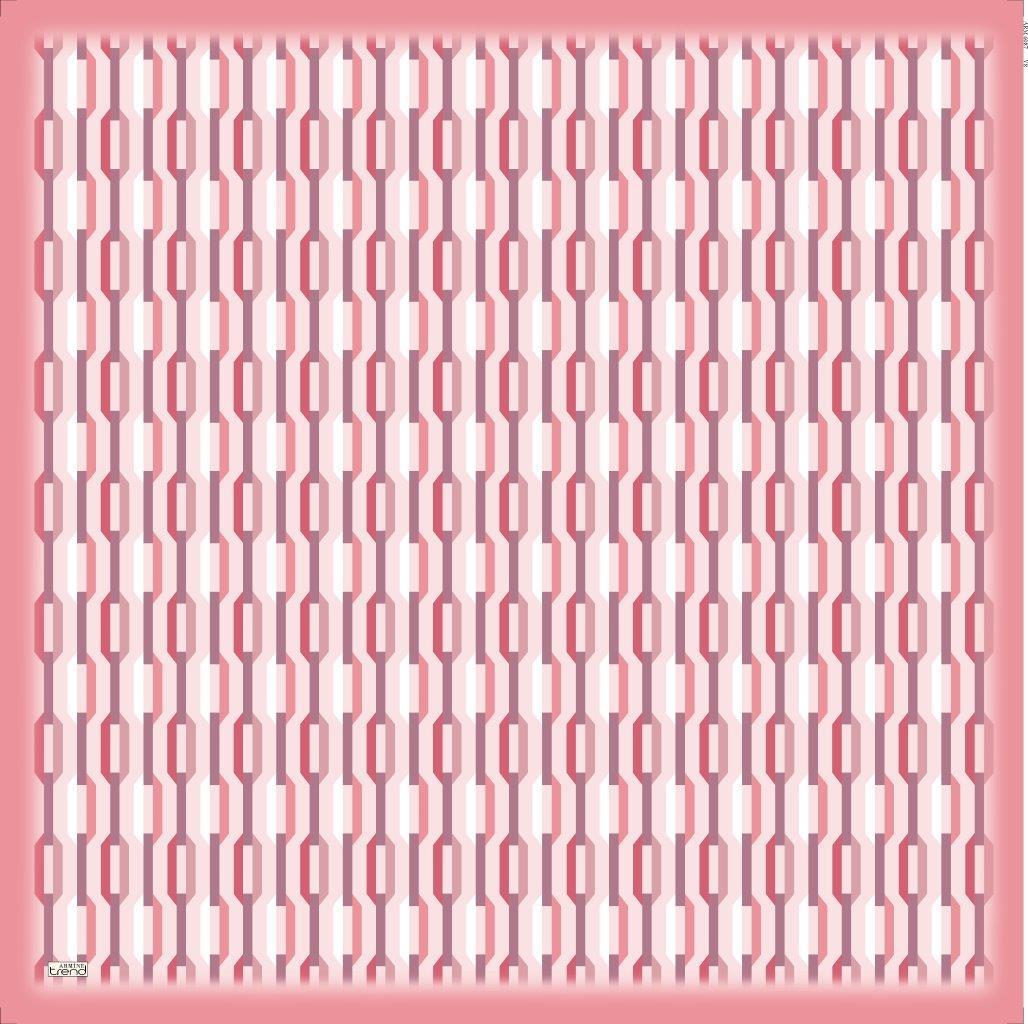 Armine Soft Pembe Desenli Eşarp 6087-08