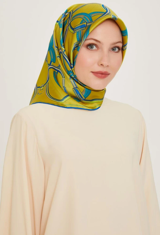 Armine Tivil İpek Eşarp 9203-88 Karışık Desen 