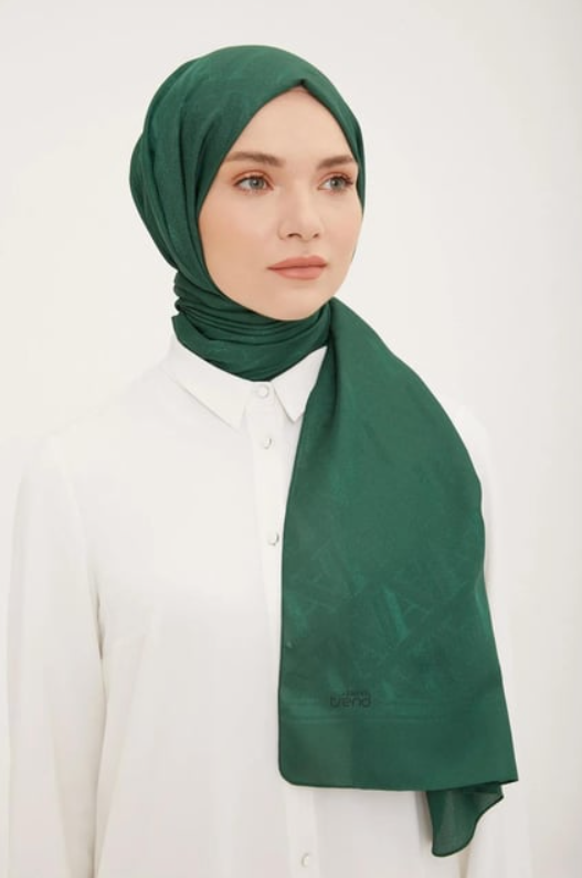 Armine Trend A Logo Şal IST 4 - 22016 Zümrüt Yeşili