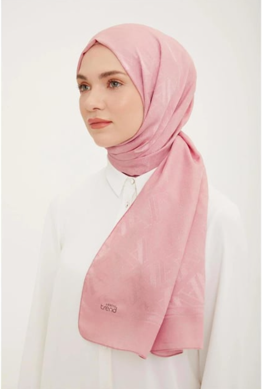 Armine Trend A Logo Şal IST 4-22030 Pudra