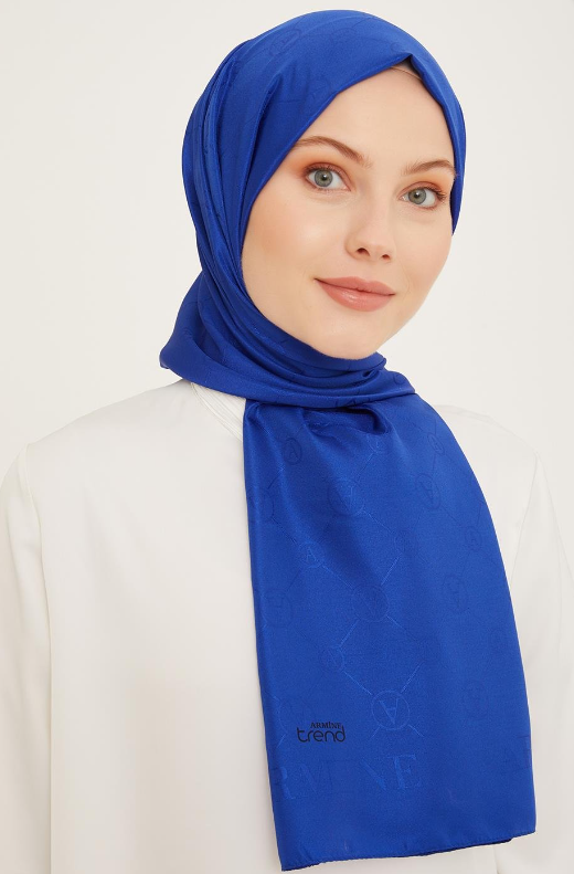 Armine Trend İnci Monogram 2-24 Saks Mavi