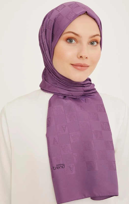 Armine Trend İnci Monogram 3 - 10 Mor