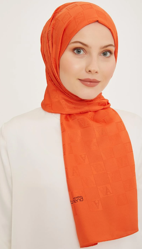 Armine Trend İnci Monogram 3 - 14 Turuncu