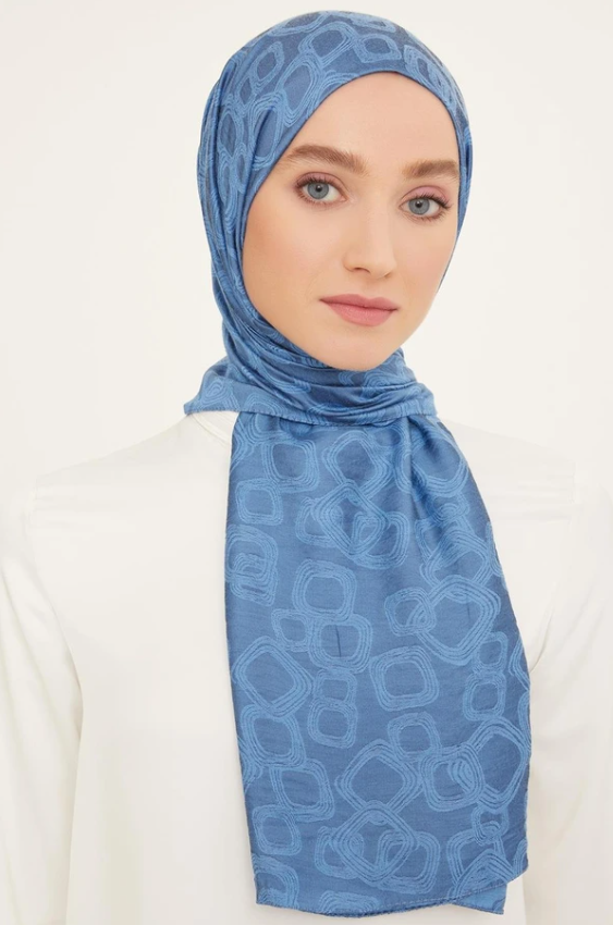 Armine Trend J.Viscon Şal 1-24640 Mavi