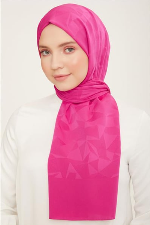 Armine Trend J.Capri Pembe Desenli Şal IST 7-04