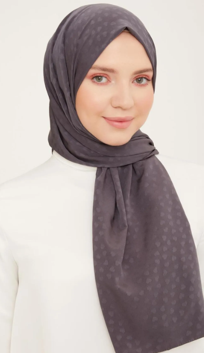 Armine Trend J.Capri Şal 4-127 - Kalpli Antrasit