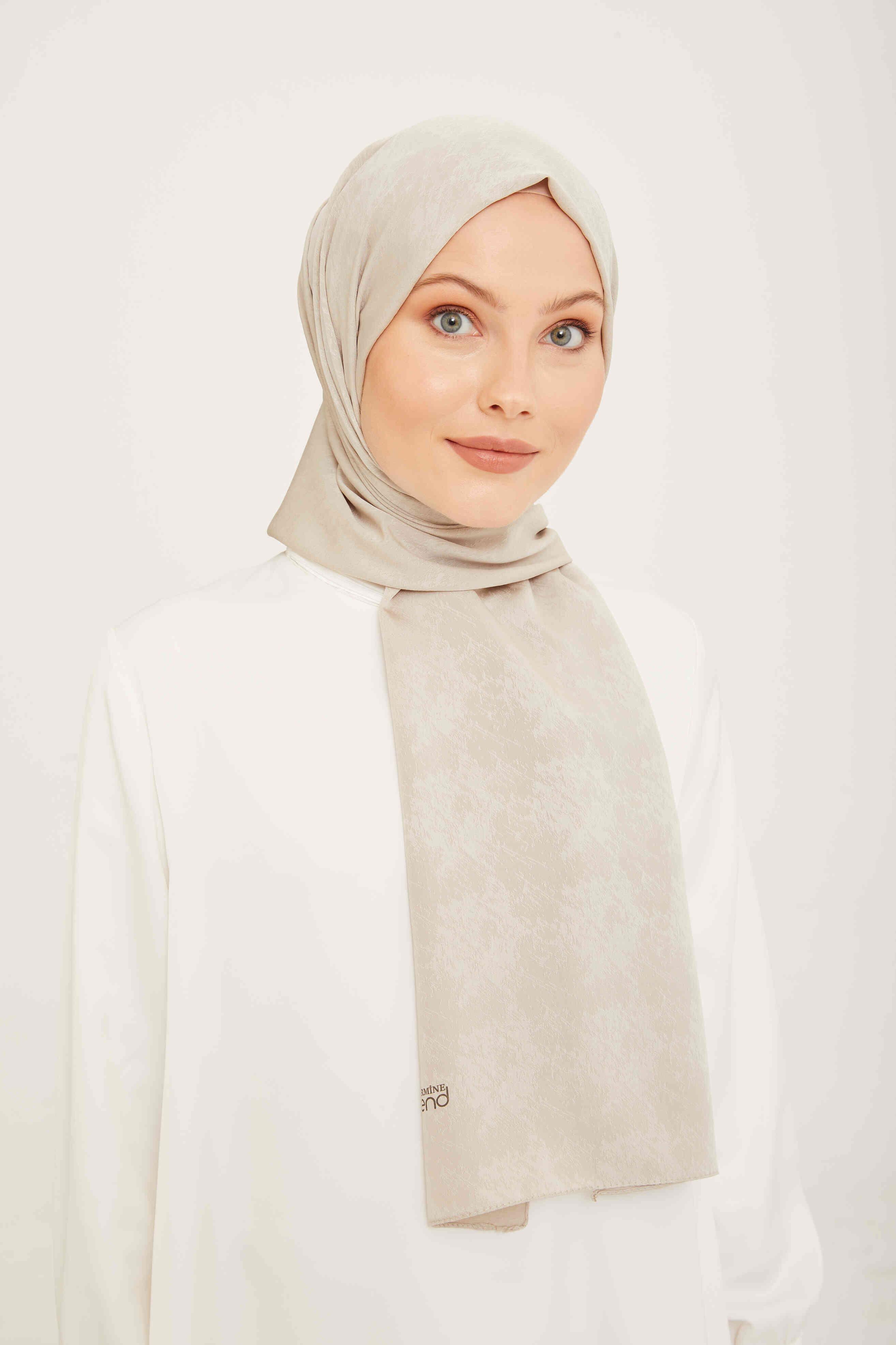 Armine Trend J.Capri Açık Soft Yeşil Düz Renk Şal 8-329