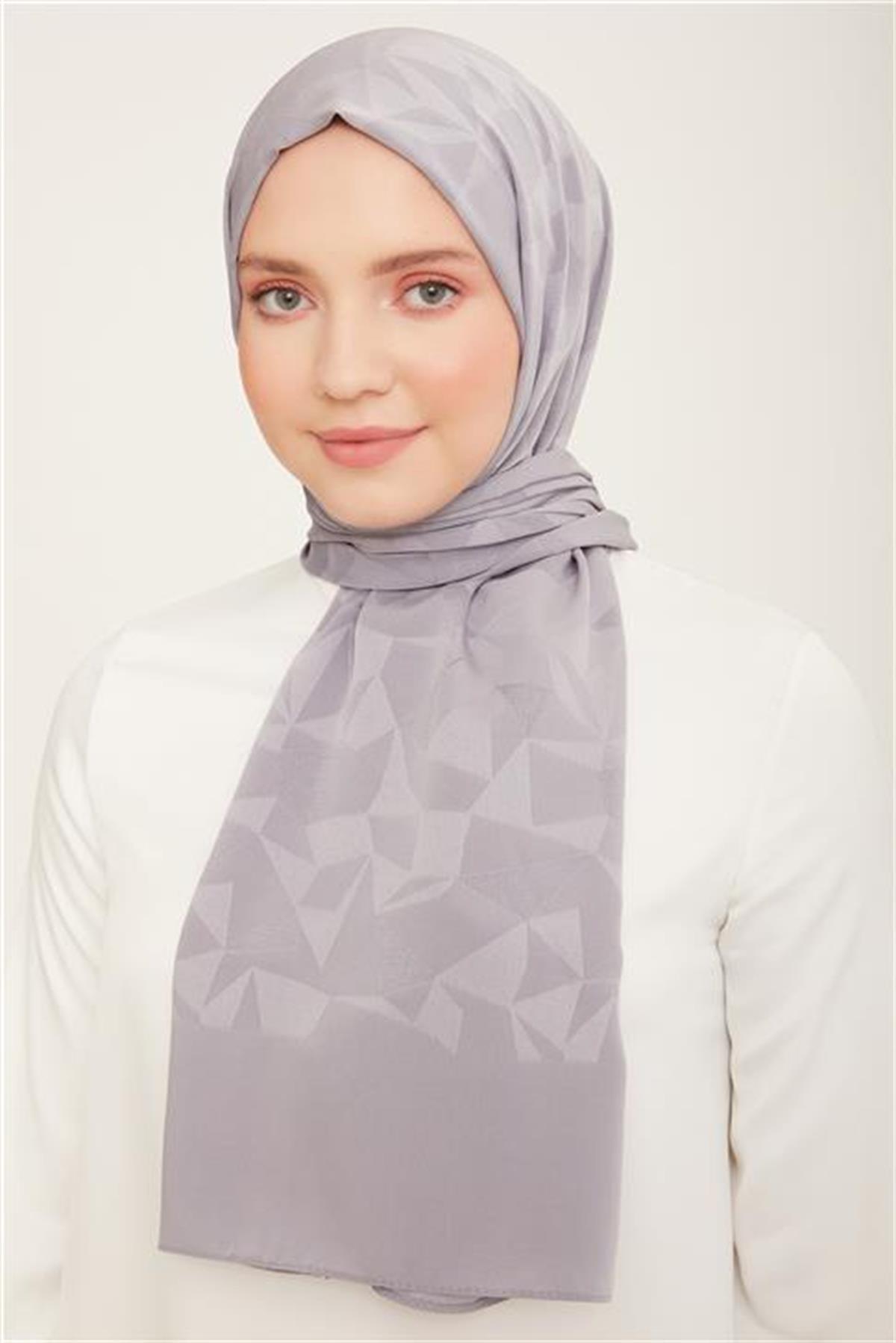 Armine Trend J.Capri Gri Desenli Şal IST 7 - 358
