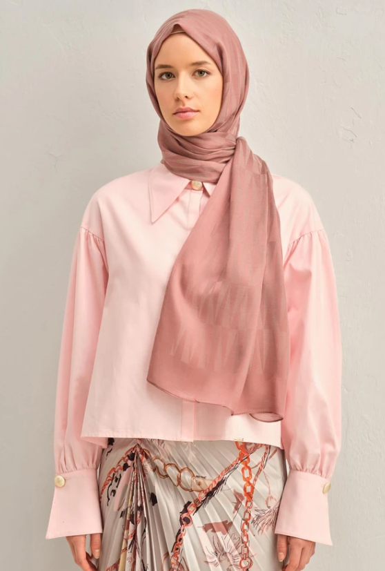 Armine Trend Lyon Şal 3-247310 Gül Kurusu