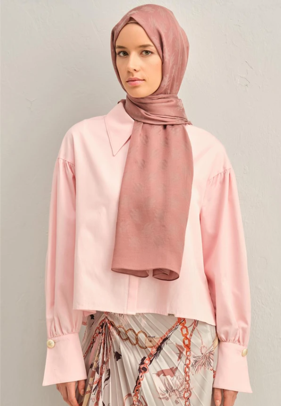 Armine Trend Lyon Şal 4-247310 Gül Kurusu