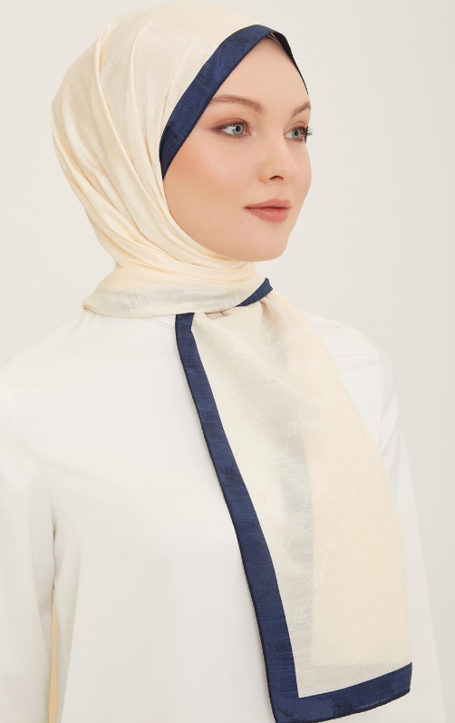 Armine Trend Monogram Şal 2-161 - Açık Sarı