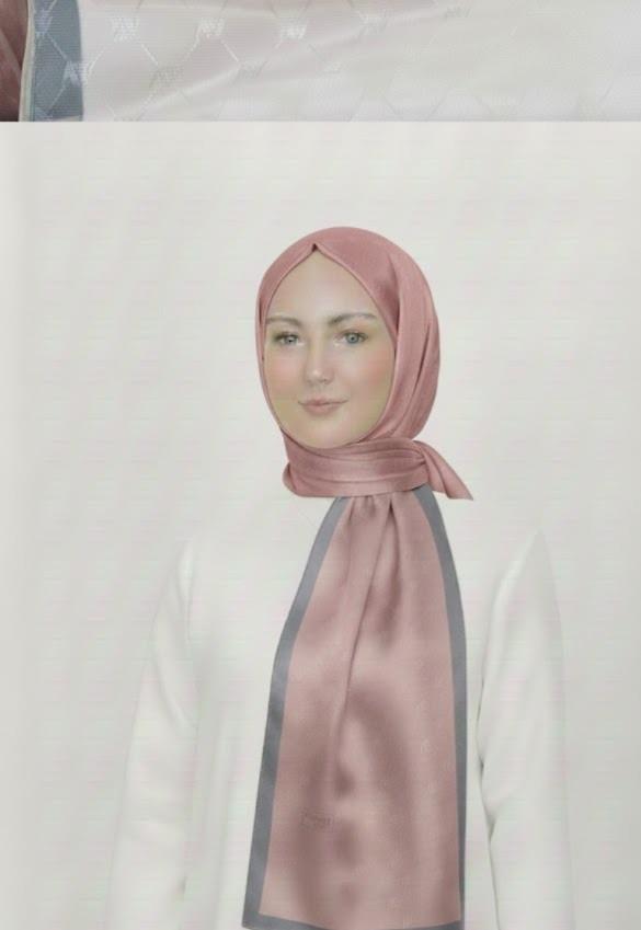 Armine Trend Monogram Şal 2 IST 111 Pudra