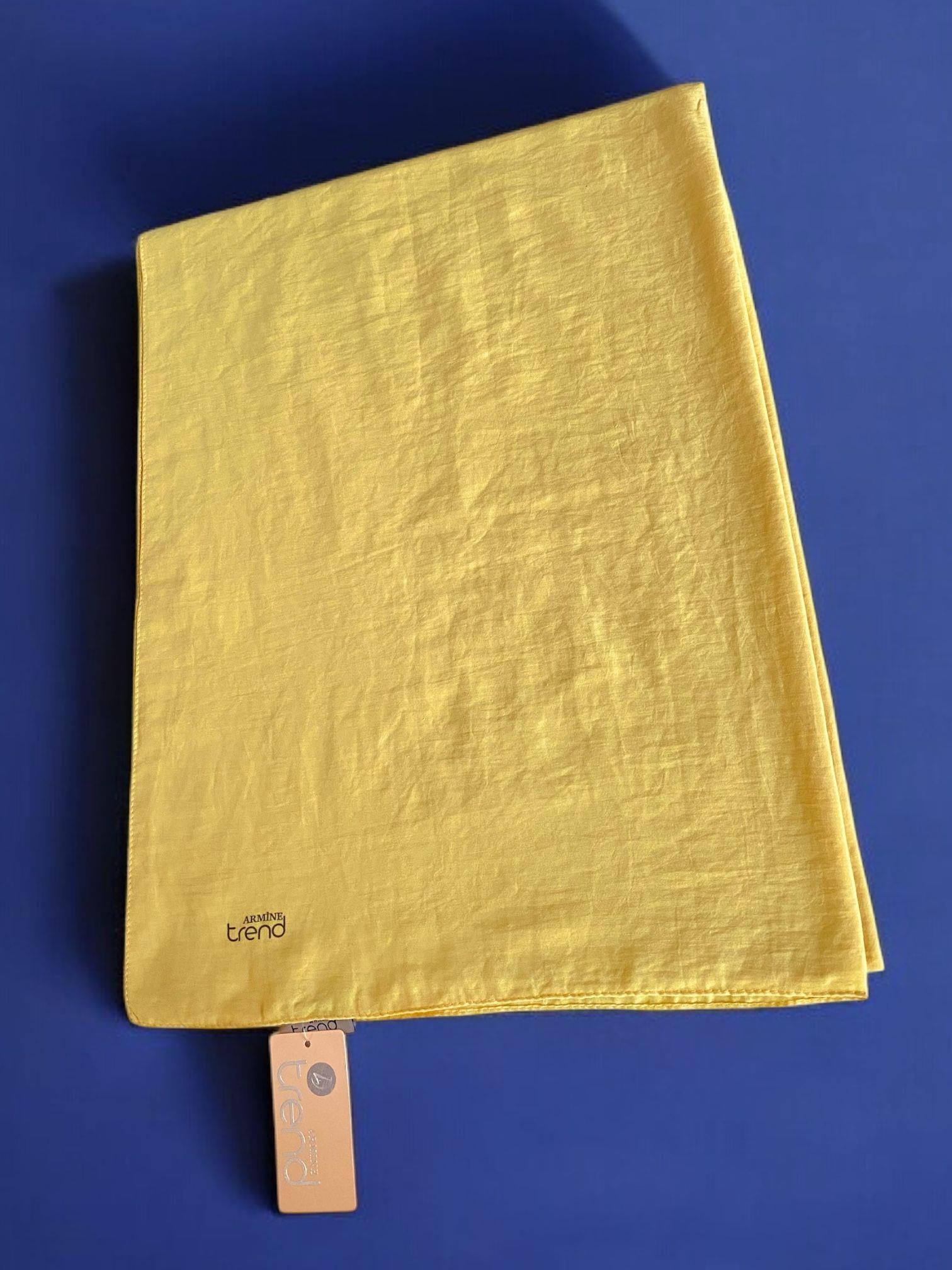Armine Trend Naturel Soft Şal 66 Sarı Düz Renk