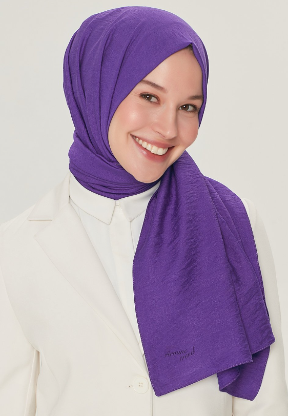 Armine Trend Naturel Soft Şal Mor  -  67