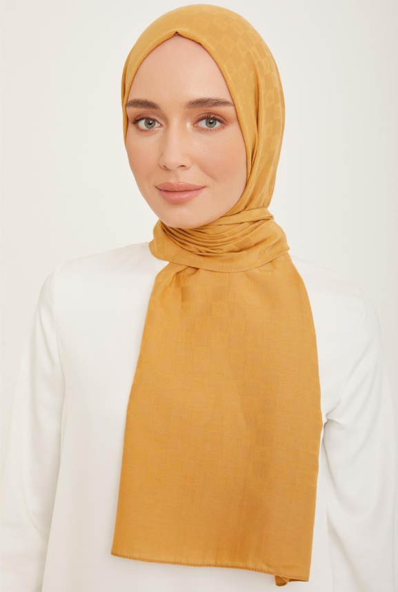 Armine Trend P.Monogram Şal IST 21054 Hardal Sarısı