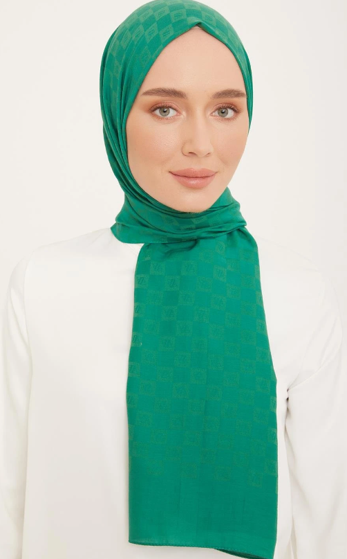 Armine Trend P.Monogram Şal 21135 Yeşil