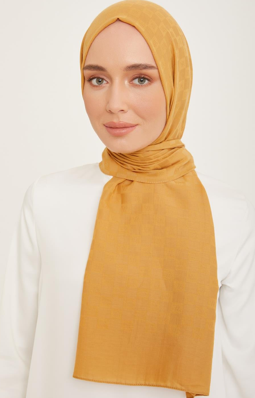 Armine Trend P.Monogram Şal 21054 Hardal