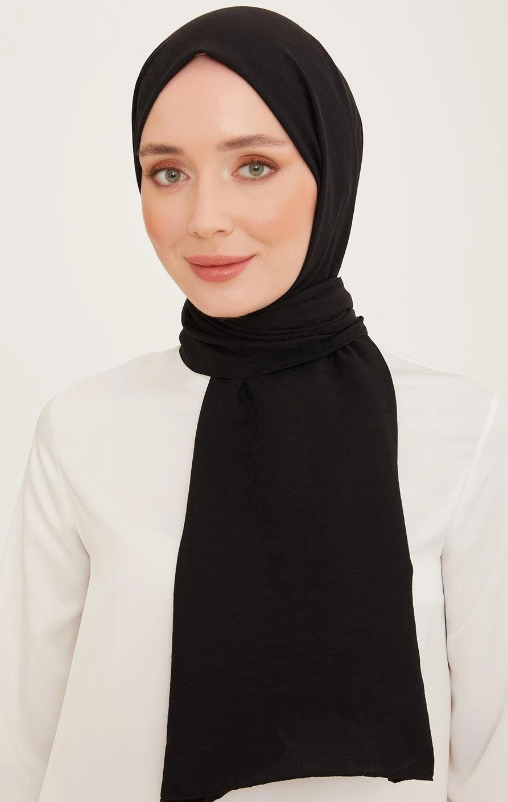 Armine Trend P.Monogram Şal 65 Siyah