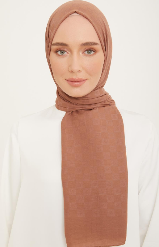 Armine Trend P.Monogram Şal 4701 Kahverengi