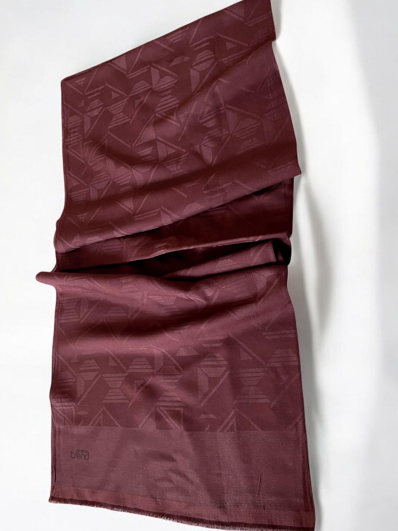 Armine Trend Pera Şal 2-4883 Koyu Bordo