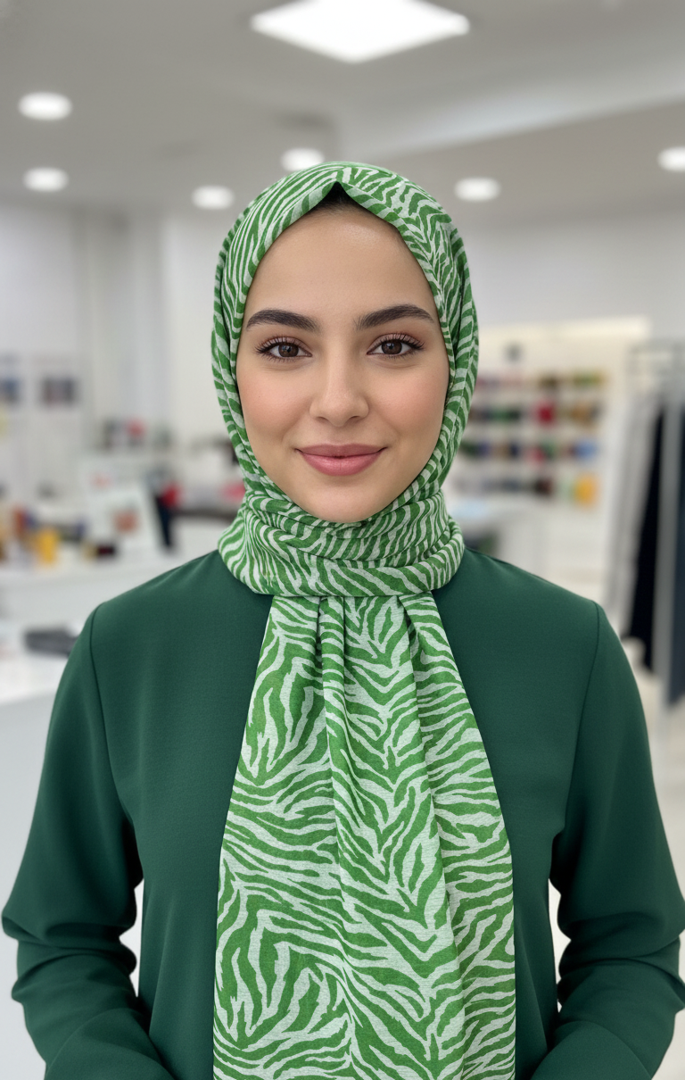 Armine Trend Pure Şal Yeşil - IST 2 - 17